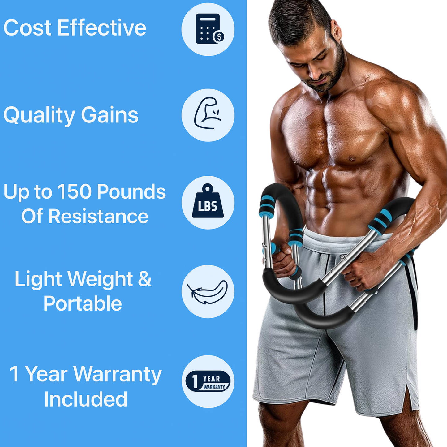 Ergonomic Gym Bar | Build Your Dream Physique in Your Living Room